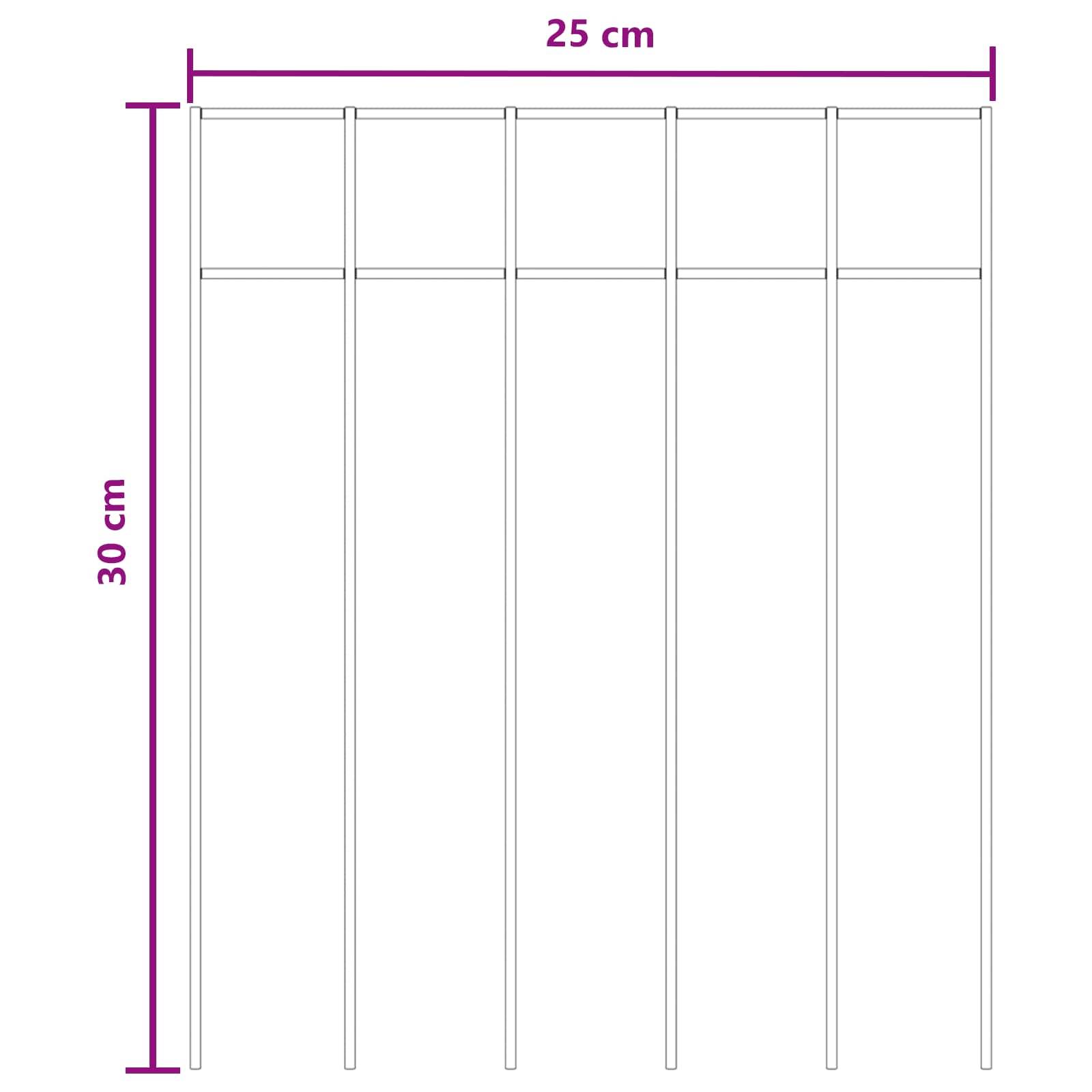 vidaXL Gartenzaun-Paneel 12 pcs Verzinkter Stahl Silber