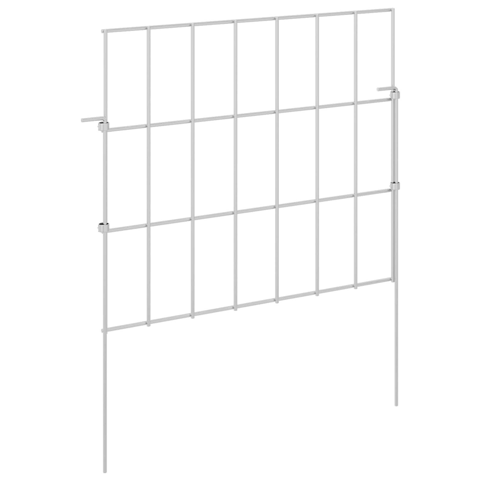 Nahaufnahme eines grauen Stoffdachpanels mit Metallstützrippen und einer weißen zentralen Befestigungshalterung/Scharnier.