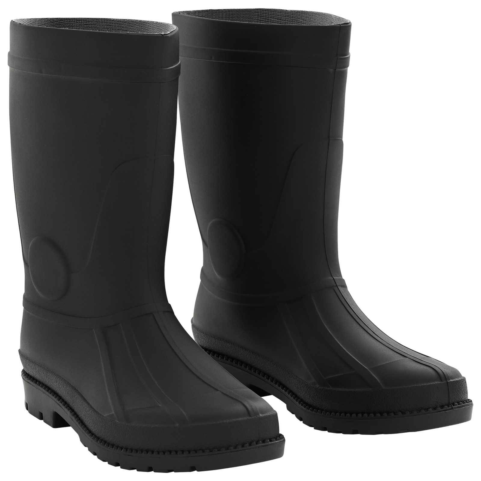 vidaXL Regenstiefel PVC Größe 43 Schwarz