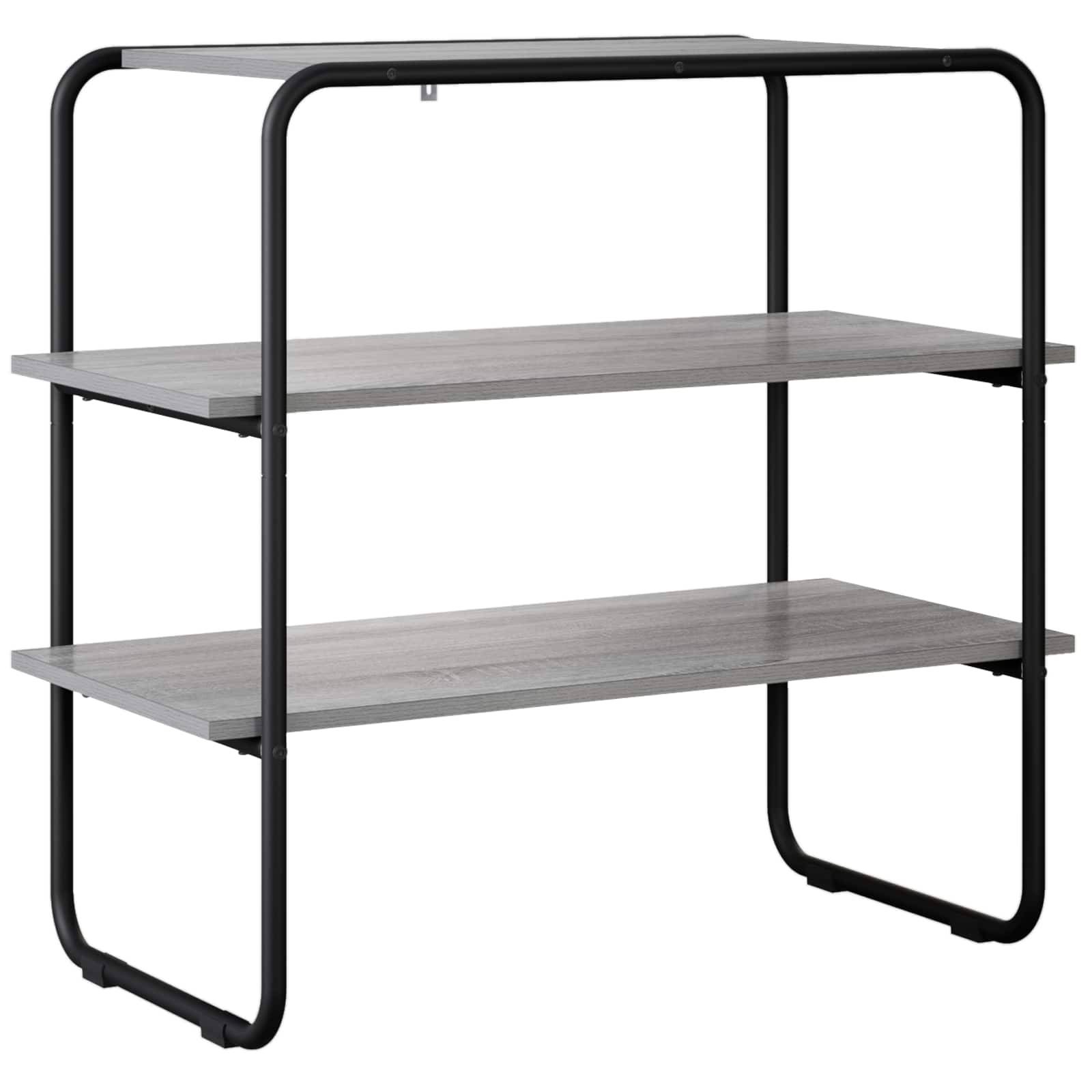 vidaXL Konsolentisch Grau Sonoma 60 x 41 x 75 cm Holzwerkstoff