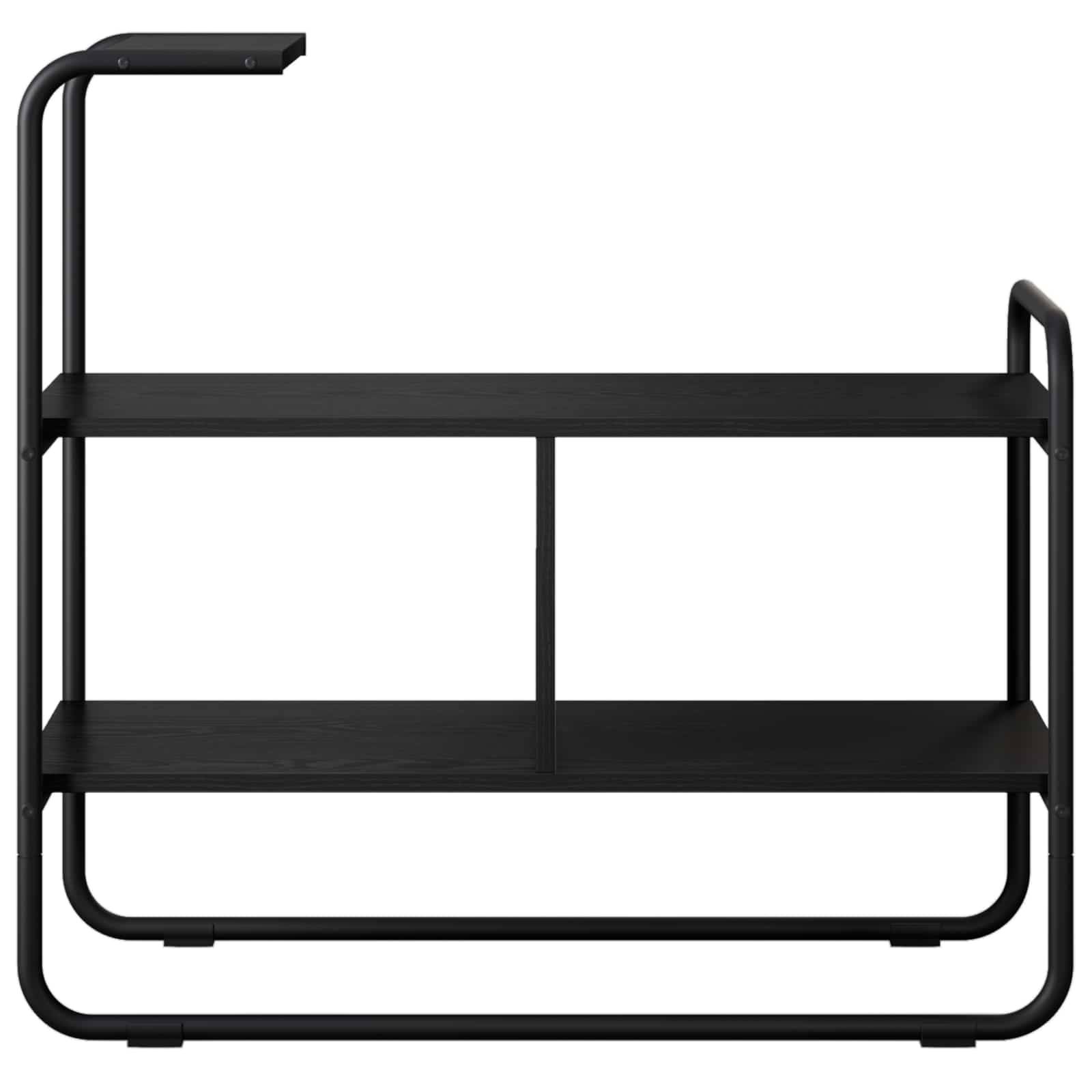 vidaXL Konsolentisch Schwarze Eiche 80 x 35 x 75 cm Holzwerkstoff