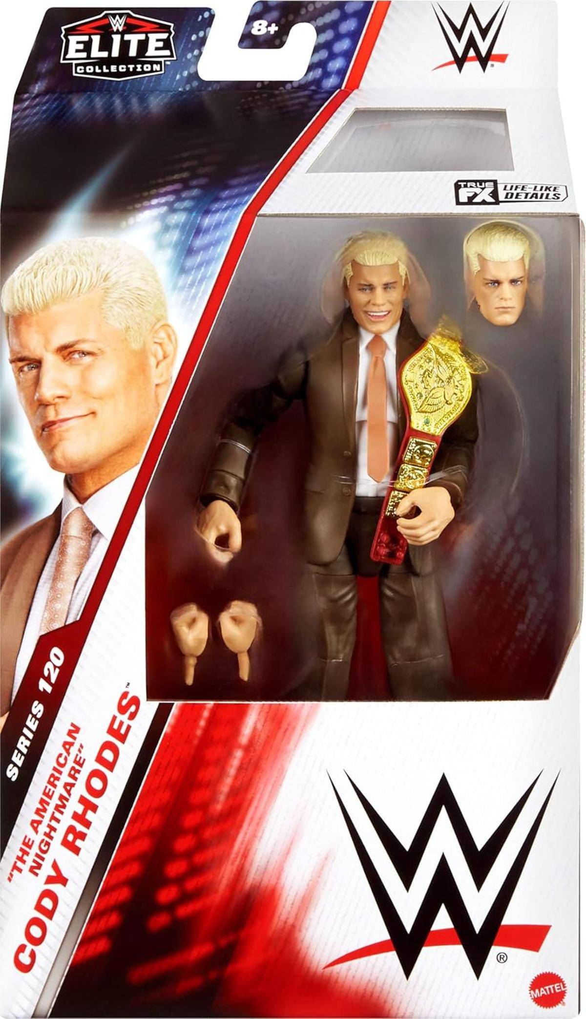 Mattel WWE Elite Actionfiguren Cody Rhodes + Zubehör 15 cm JCJ31 8+
