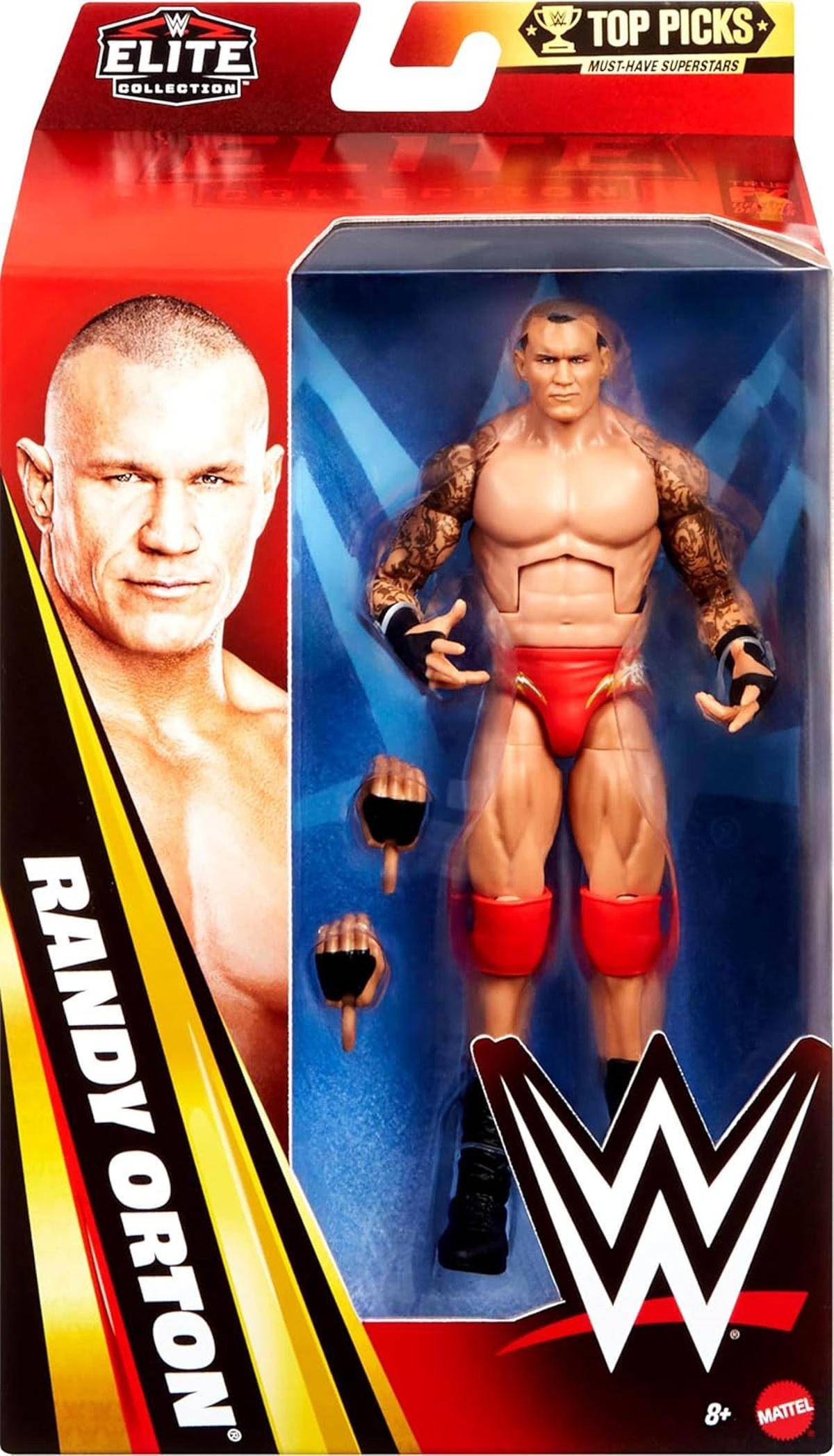 Mattel WWE Elite Collection Top Picks Actionfigur 15 cm Randy Orton JHV12 8+