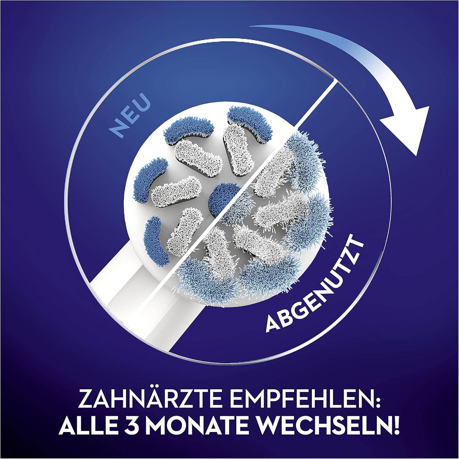 Oral-B Sensitive Clean Aufsteckbürsten elektrische Zahnbürste 6 Stück