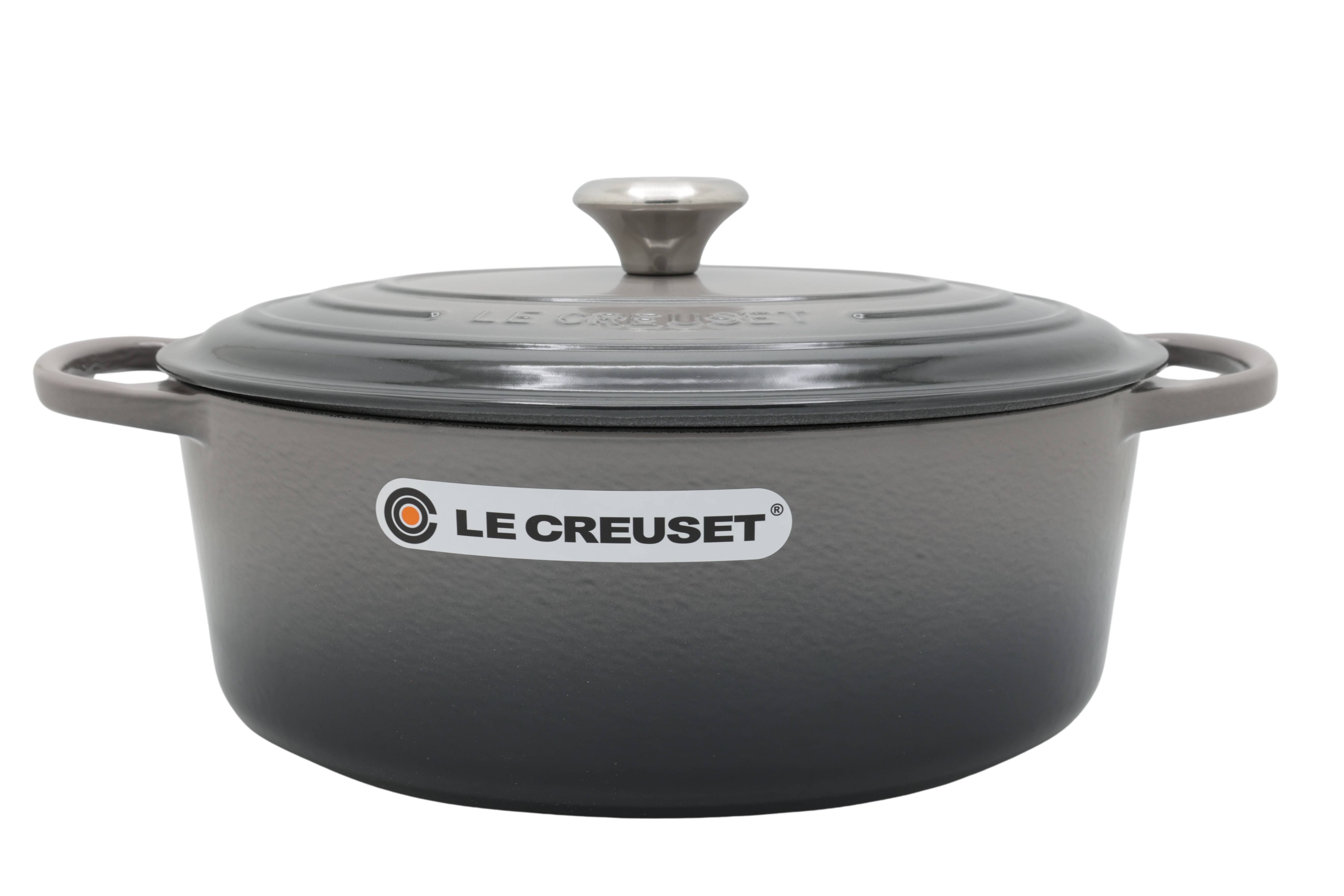 Le Creuset 21178314442430 Signature Gusseisen-Bräter mit Deckel,