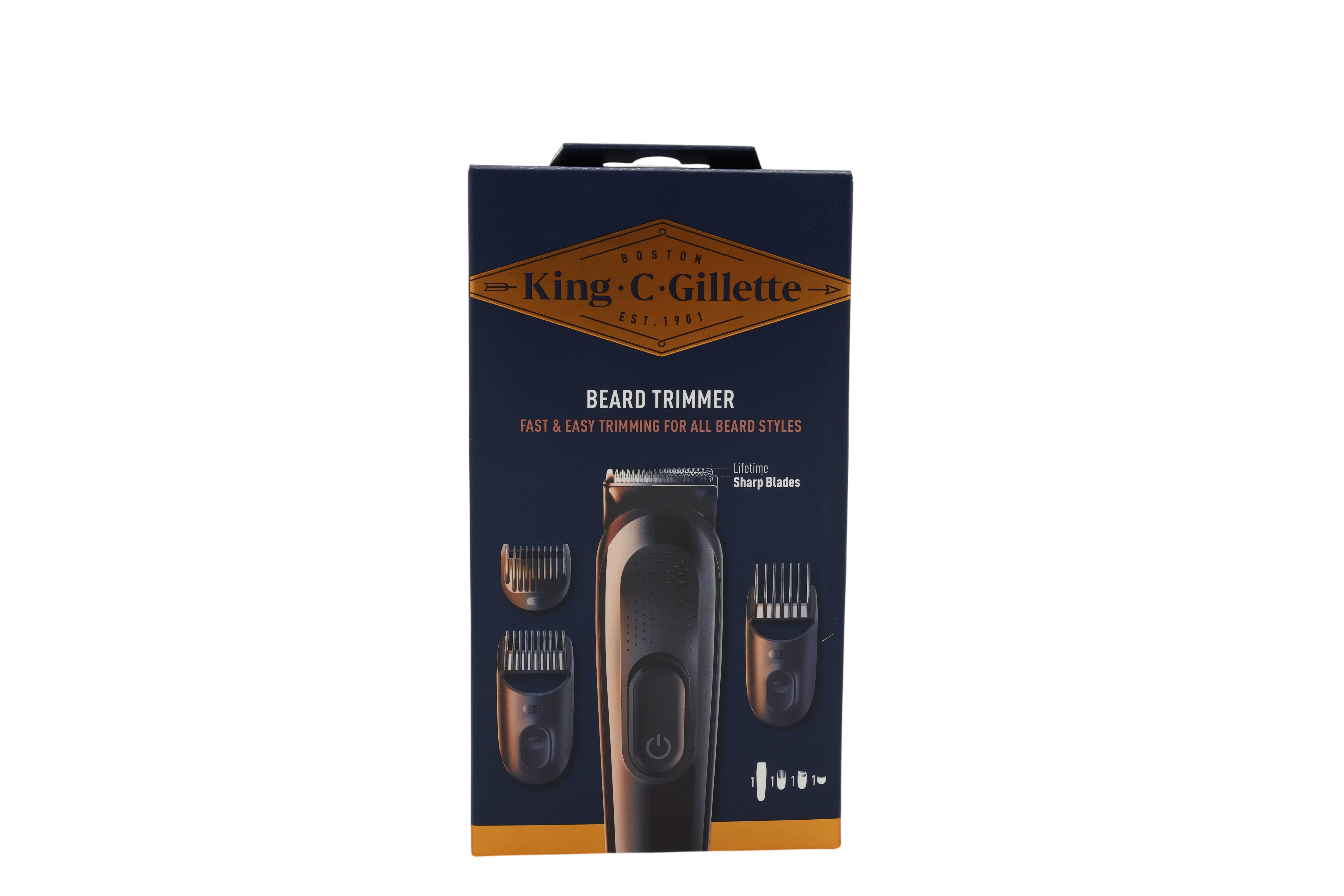 Gillette King C. elektrischer Bartschneider Herren kabellos