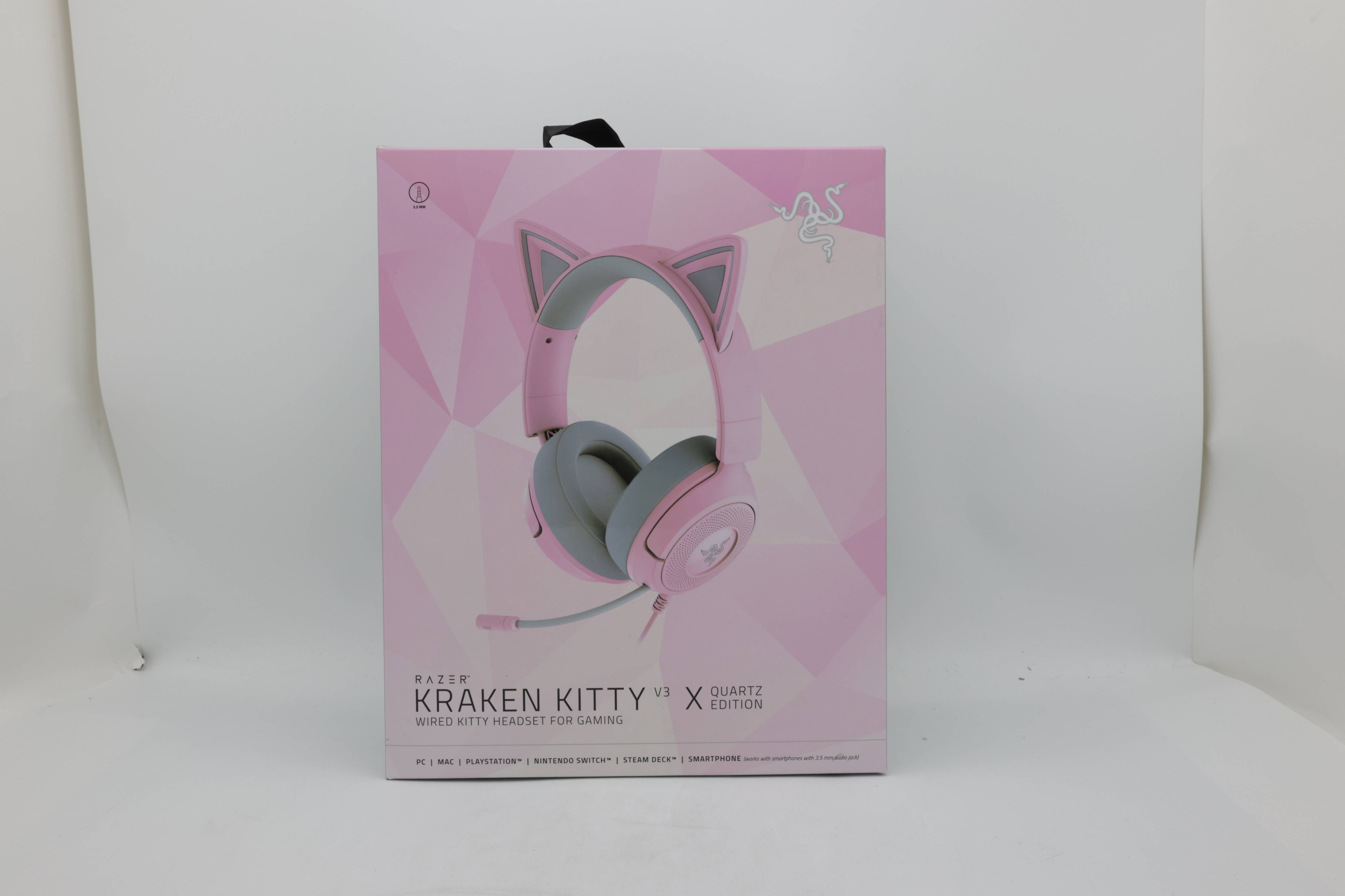 Razer Kraken Kitty V3 X kabelgebundenes Headset für Gaming, quartz
