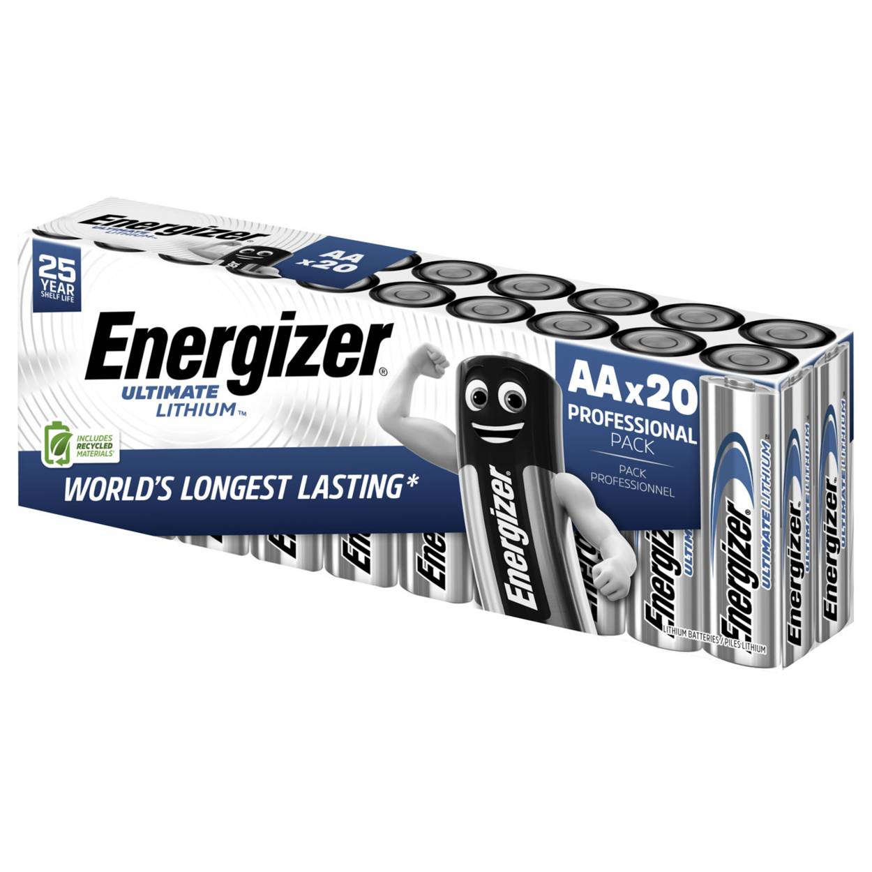Energizer Ultimate Lithium L91 Mignon AA Batterie 20er Box