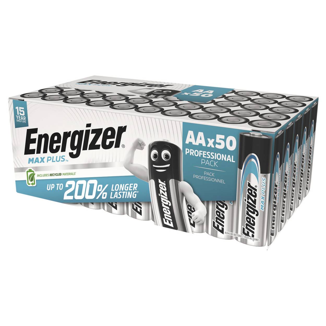 Energizer Max Plus LR6 Mignon AA Batterie 50er Karton