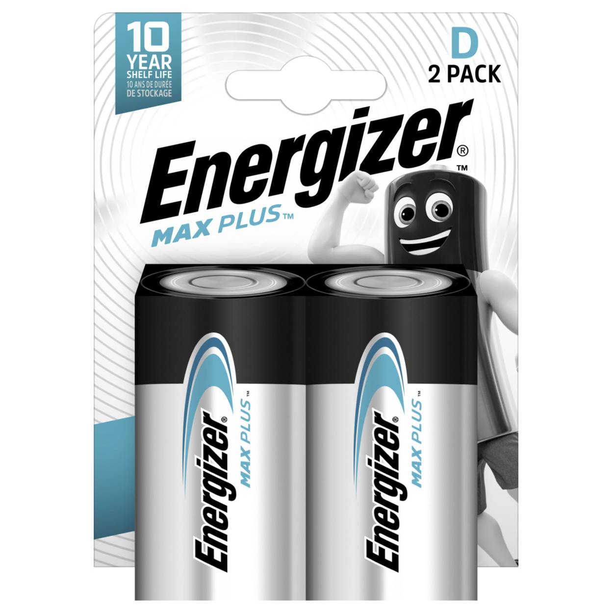 Energizer Max Plus LR20 Mono D Batterie 2er Blister