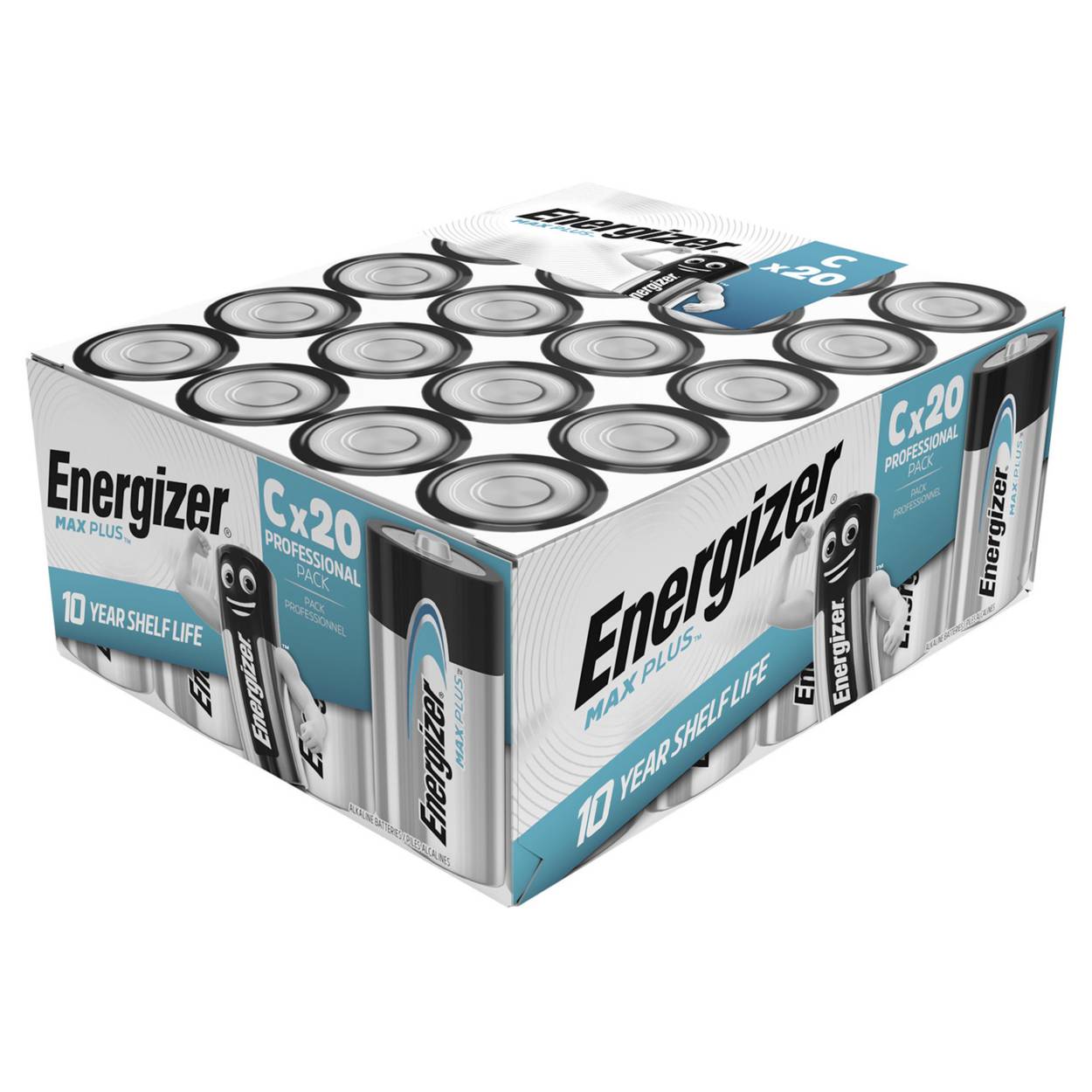 Energizer Max Plus LR14 Baby C Batterie 20er Karton