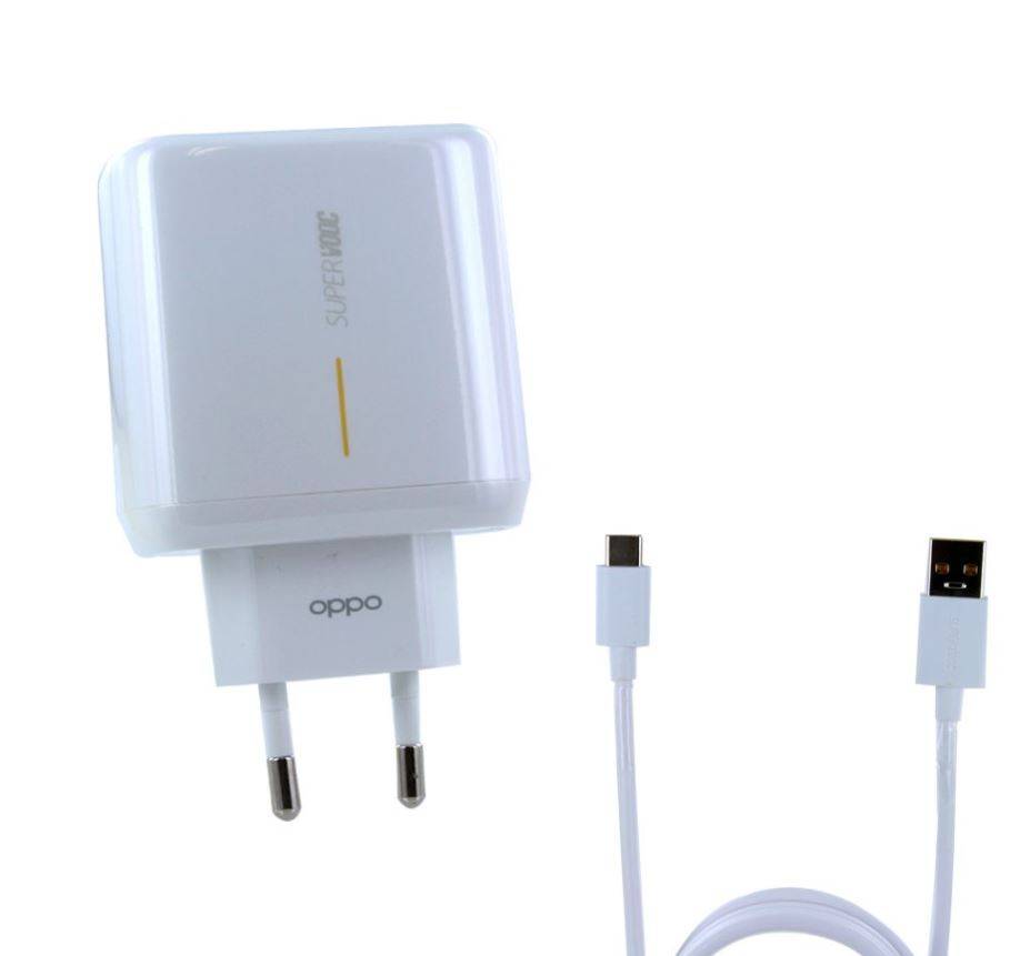 OPPO SuperVooc Schnellladegerät 65W 6.5A + USB-C Bulk