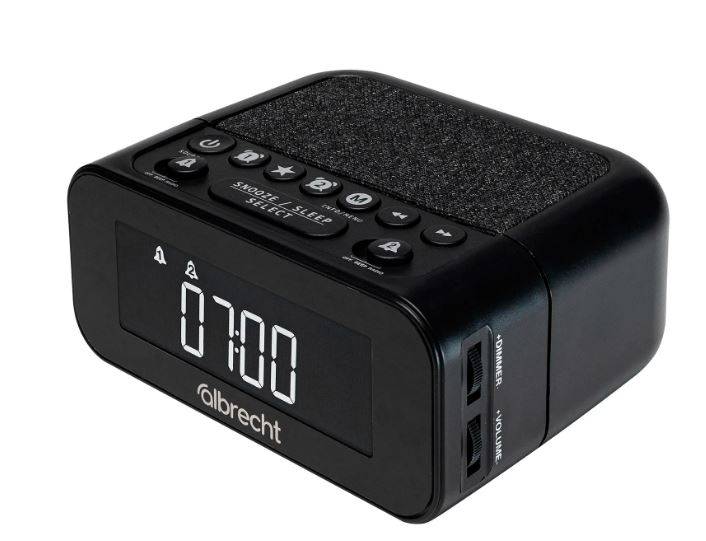 Albrecht DR 451 DAB+/UKW Radiowecker, schwarz