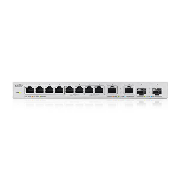 Zyxel XGS1010-12 10-Port Unmanaged MultiGig Switch V2