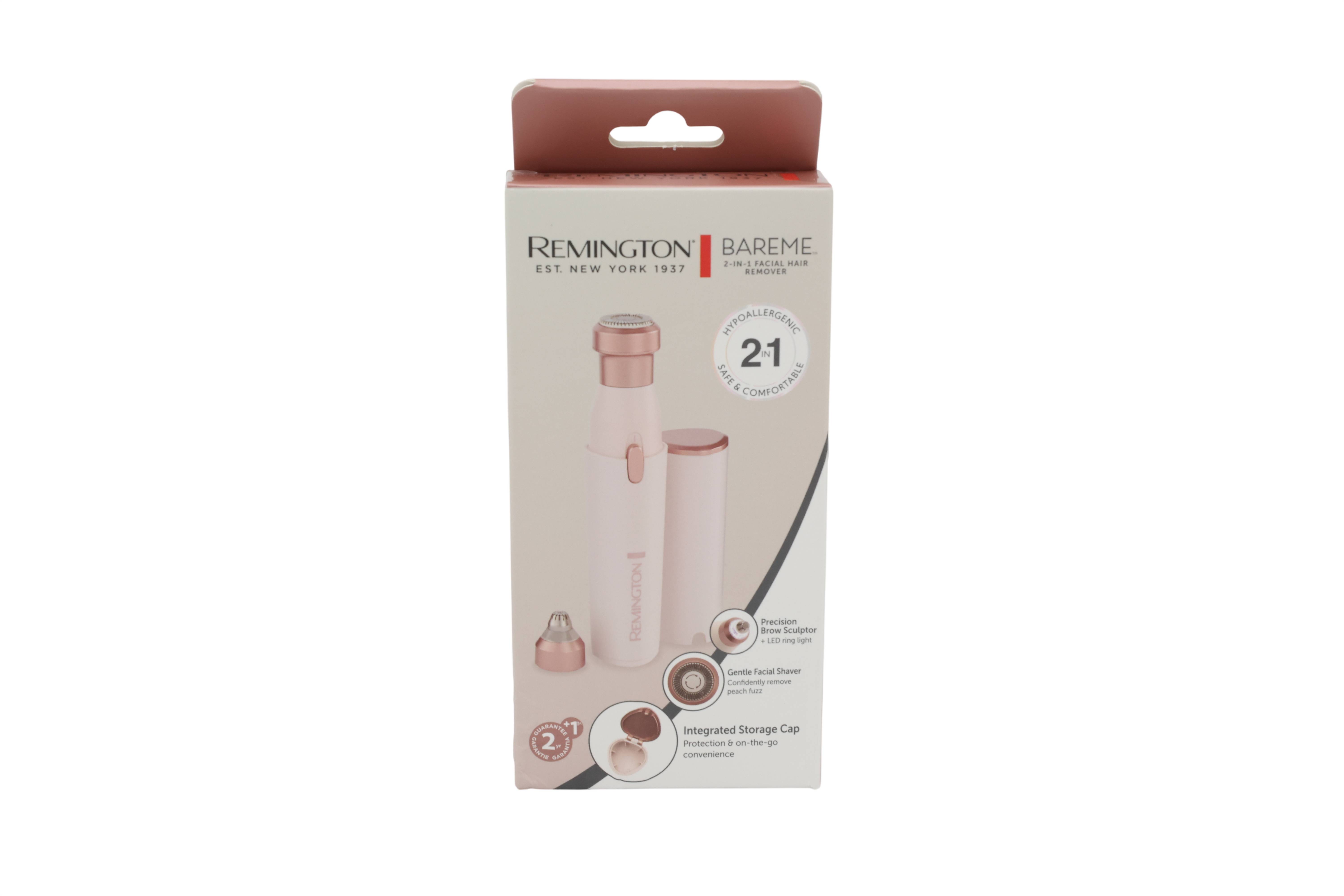 Remington WFS200 BareMe 2in1 Gesichtshaar Rasierer & Augenbrauentrimmer