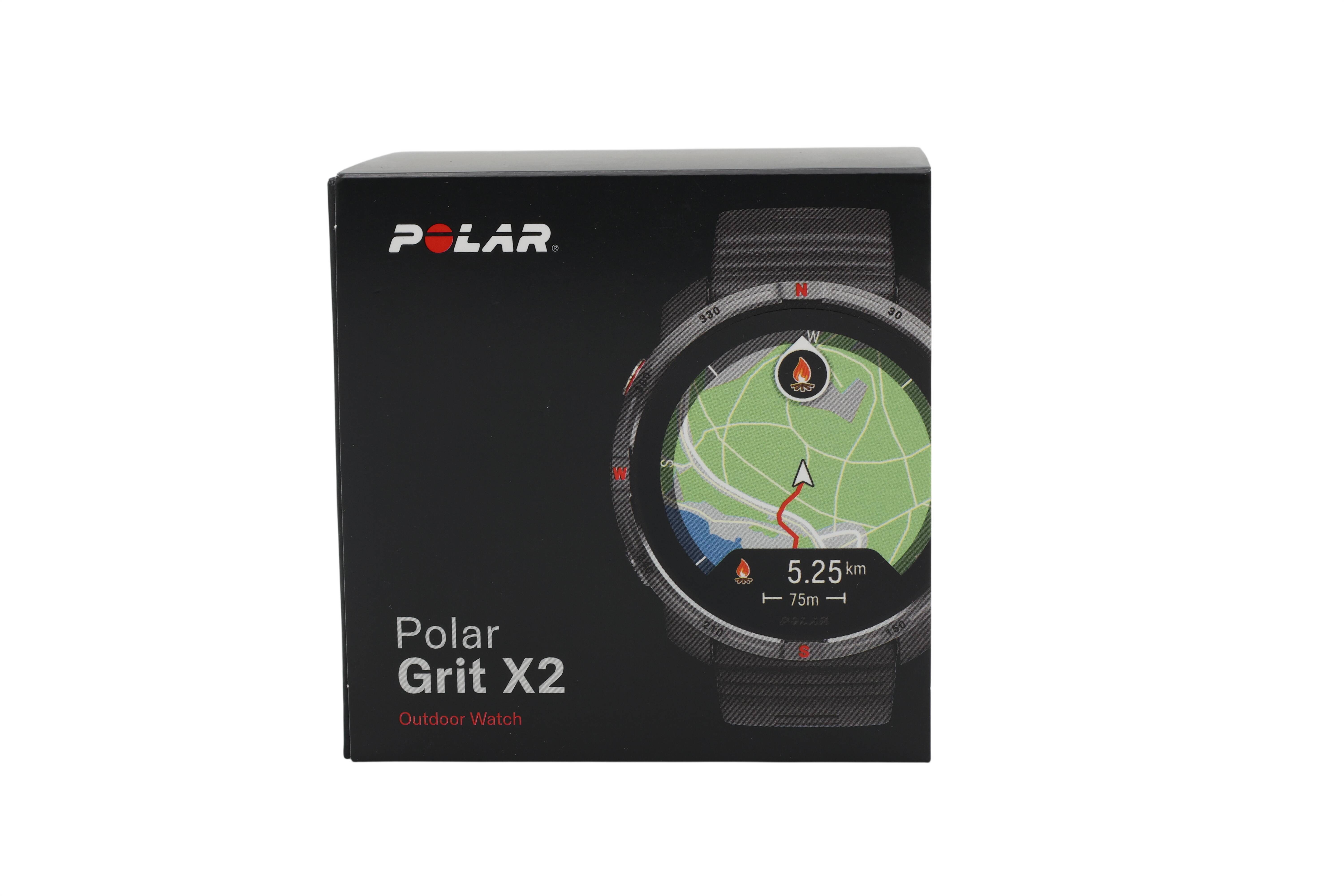 POLAR GRITX2 BLK S-L Sportuhr / Smartwatch Night Black
