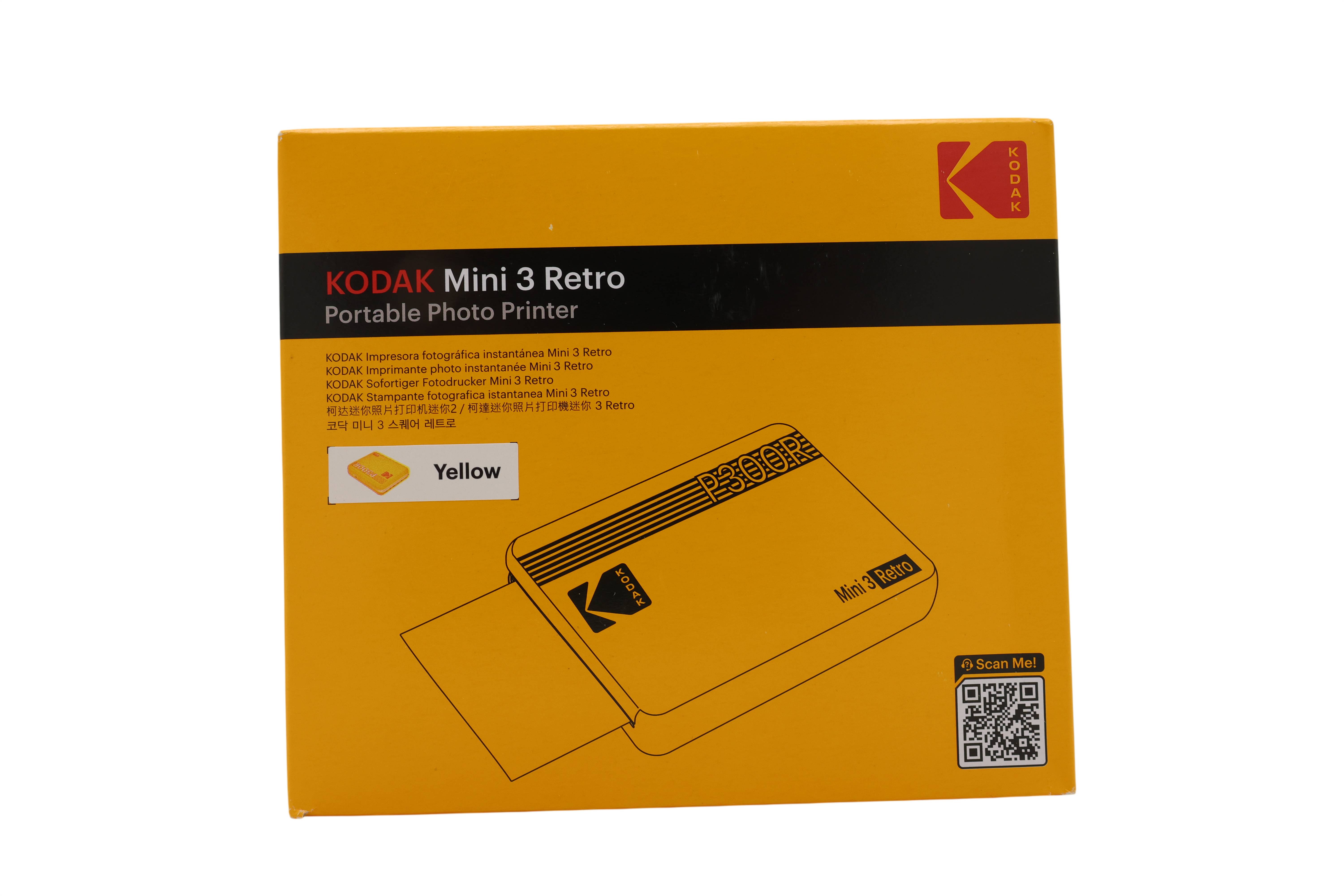 KODAK Mini 3 Plus Retro Fotodrucker gelb