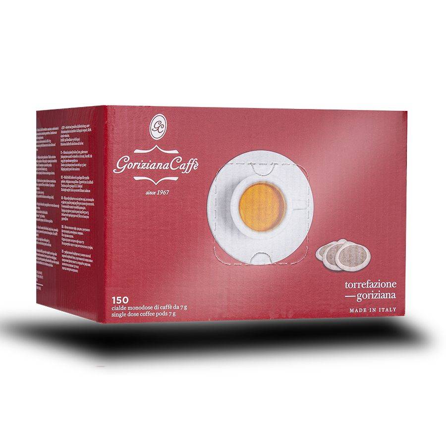 Goriziana Caffe AROMA 44mm ESE System Kaffee Pads 150 Stück a 7 g