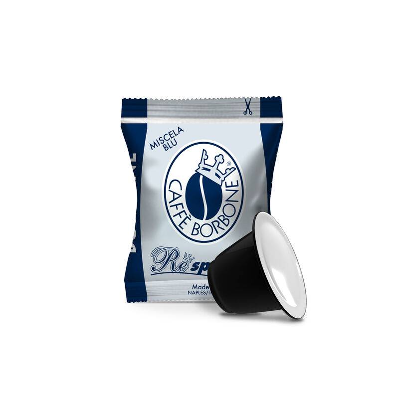 Caffè Borbone Respresso, Miscela Blu 100x einzeln verpackt für Nespresso a 5 g