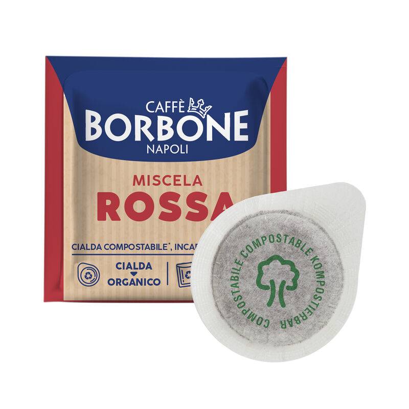 Caffè Borbone Miscela Rossa 44mm ESE System Kaffee Pads 50 Stück a 7,2 g