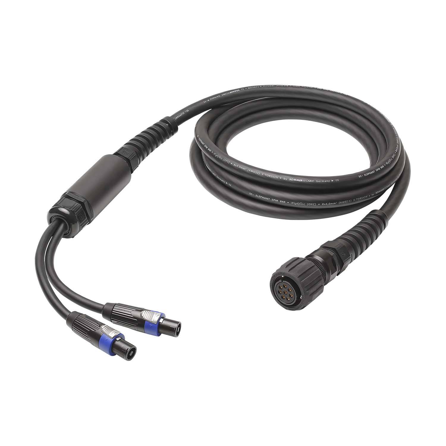 Sommer cable Speaker System , LK 8-pol female/speakON® 4-polig, female; NEUTRIK®/HICON