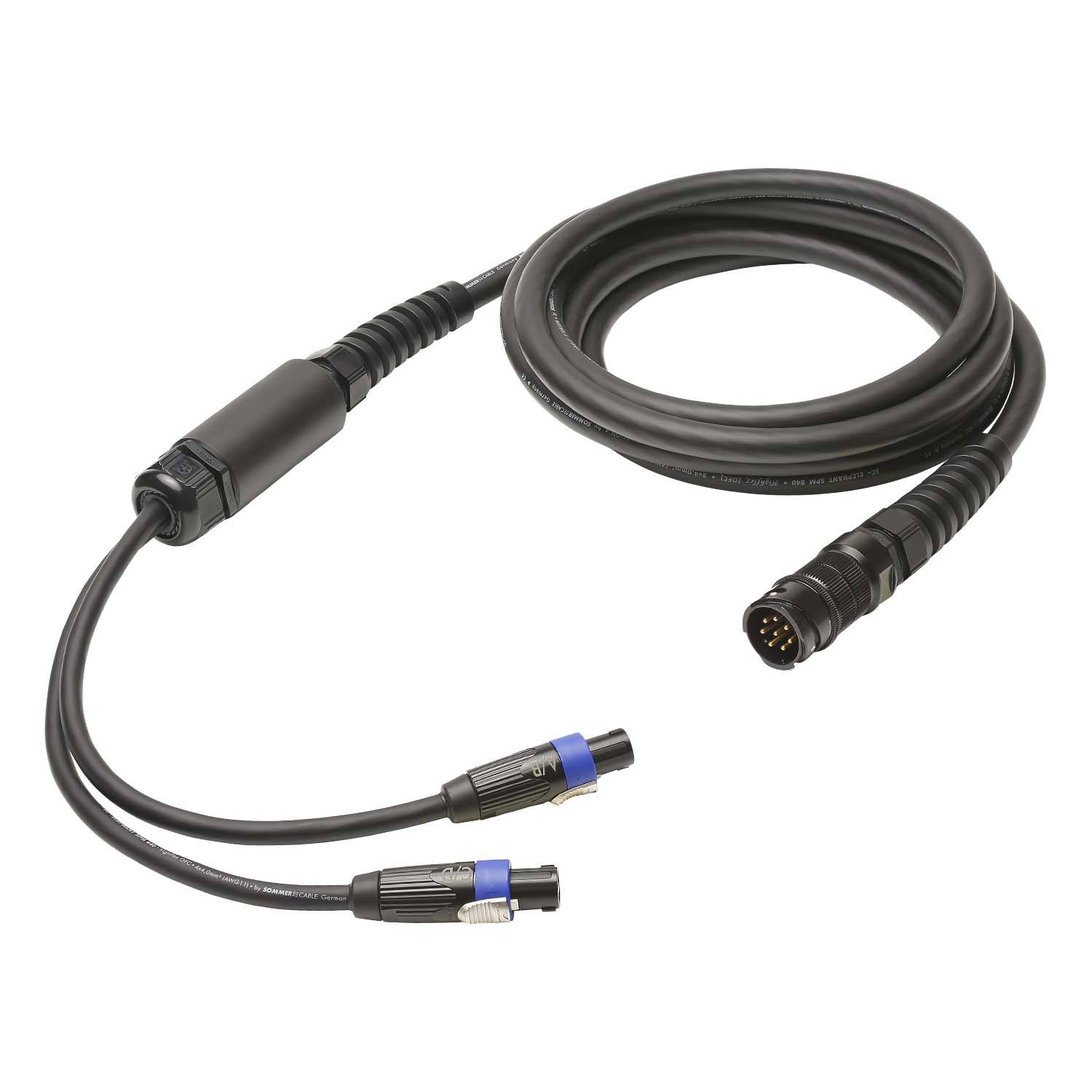 Sommer cable Speaker System , speakON® 4-polig, female/LK 8-pol male; HICON/NEUTRIK®