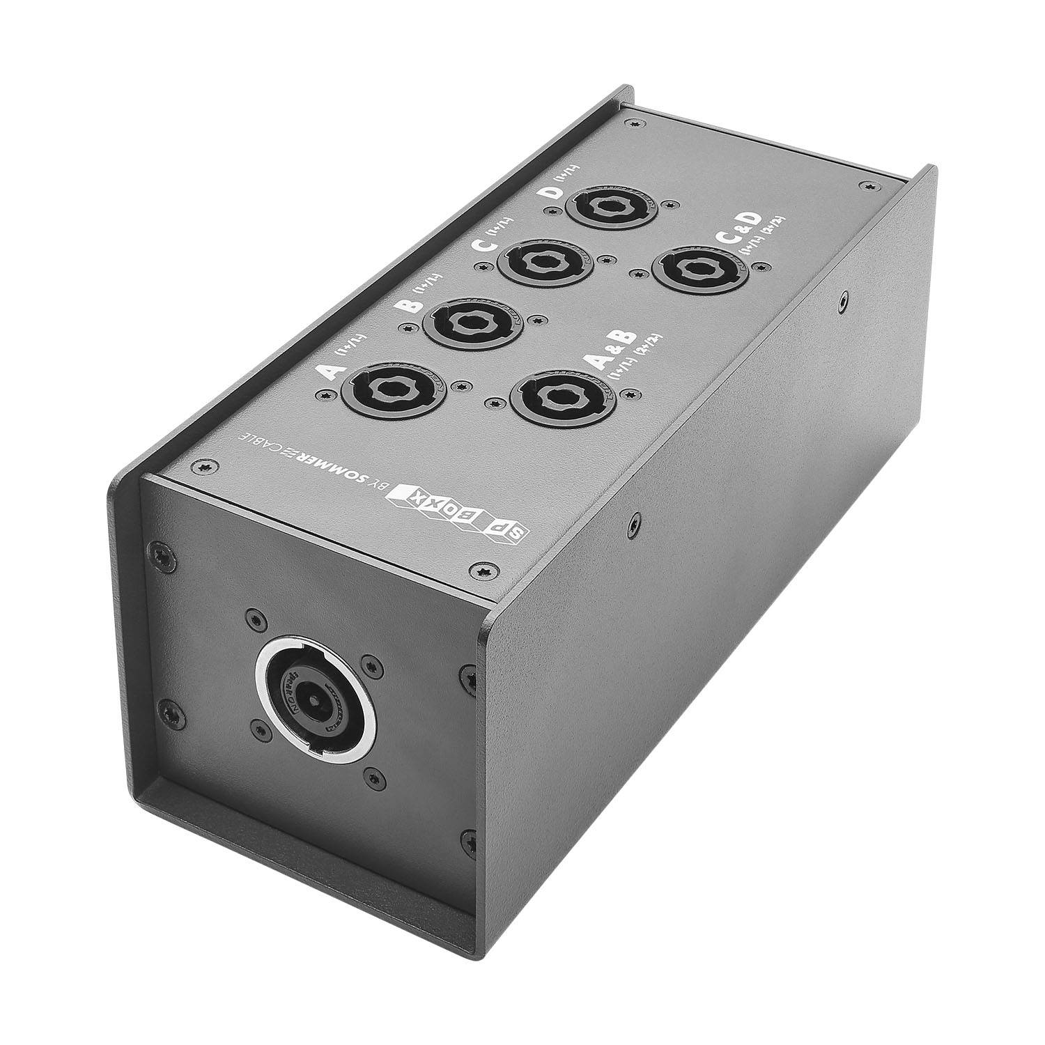 Sommer cable Speaker System , NL8MPR IN + NLT8FP-BAG LoopOUT/NL4MP 4xTeilbelegung, 2 x Vollbelegung; NEUTRIK®