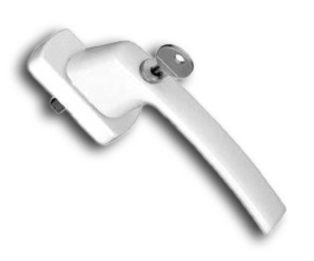 Fenstergriff Harmony abschließbarSymbolfoto - Auslieferung erfolgt in Farbe lt. ProduktbeschreibungFarbe cremeweiss Vierkantstift 7 mm Stift 35