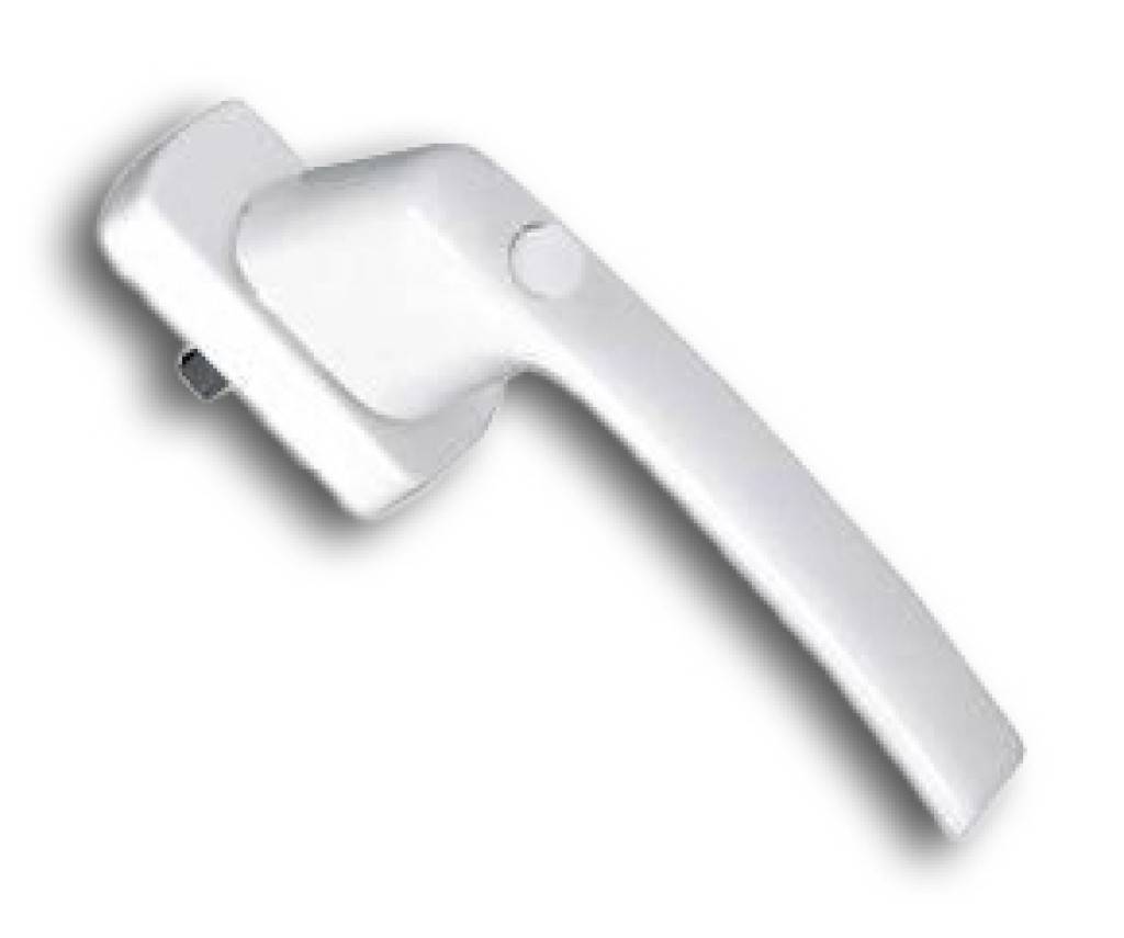 MACO Fenstergriff Harmony in Weiß RAL 9016 mit SperrknopfDer MACO Fenstergriff Harmony in Weiß RAL 9016 mit Sperrknopf ist ein hochwertiges Produkt