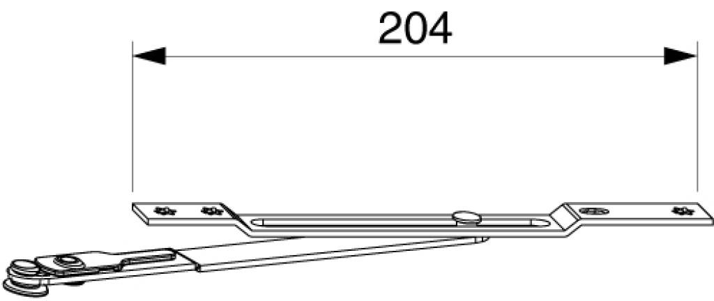 MACO Kippschere Multi-Matic mit Schraublocheinhängung 204Die MACO Kippschere Multi-Matic mit Schraublocheinhängung 204 in der Farbe Silber ist ein