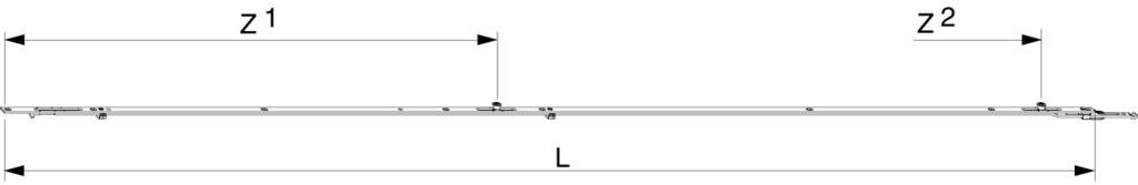 BeschreibungDer MACO Multi-Matic Mittelverschluss 2200V ist ein verlängerbarer Beschlag, der speziell für professionelle Anwendungen entwickelt wurd