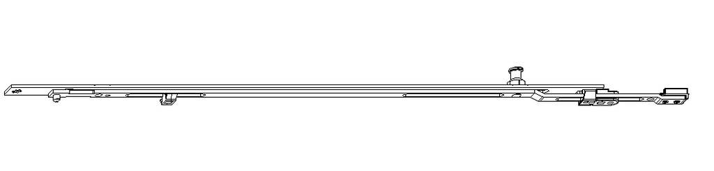 BeschreibungDer MACO Multi-Matic Mittelverschluss 1280V in Silber ist ein verlängerbarer Mittelverschluss mit einem langen Zapfen, der speziell für
