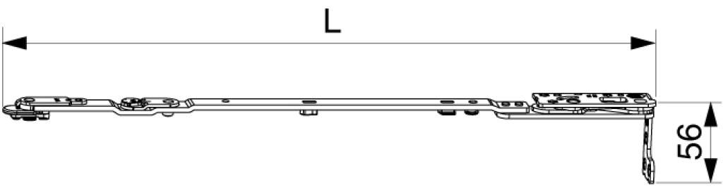 MACO Scherenarm mit Lager Multi PowerDer MACO Scherenarm mit Lager Multi Power ist die ideale Lösung für Fenster und Türen mit einer Flügelfalzbre