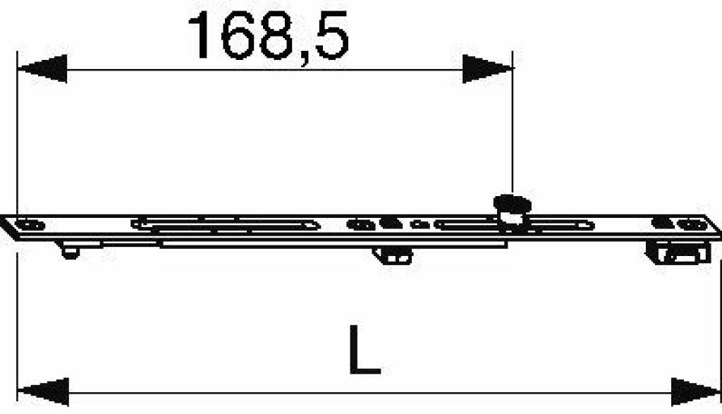Stulpverlängerung fix MM 235 mit 1 i.S. Silber