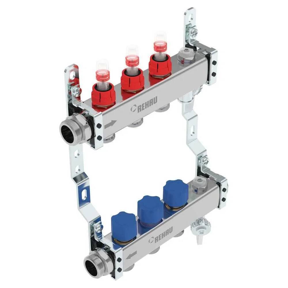 REHAU Verteiler HKV-D AG V2A I 3 Kreise, 1 Stk.