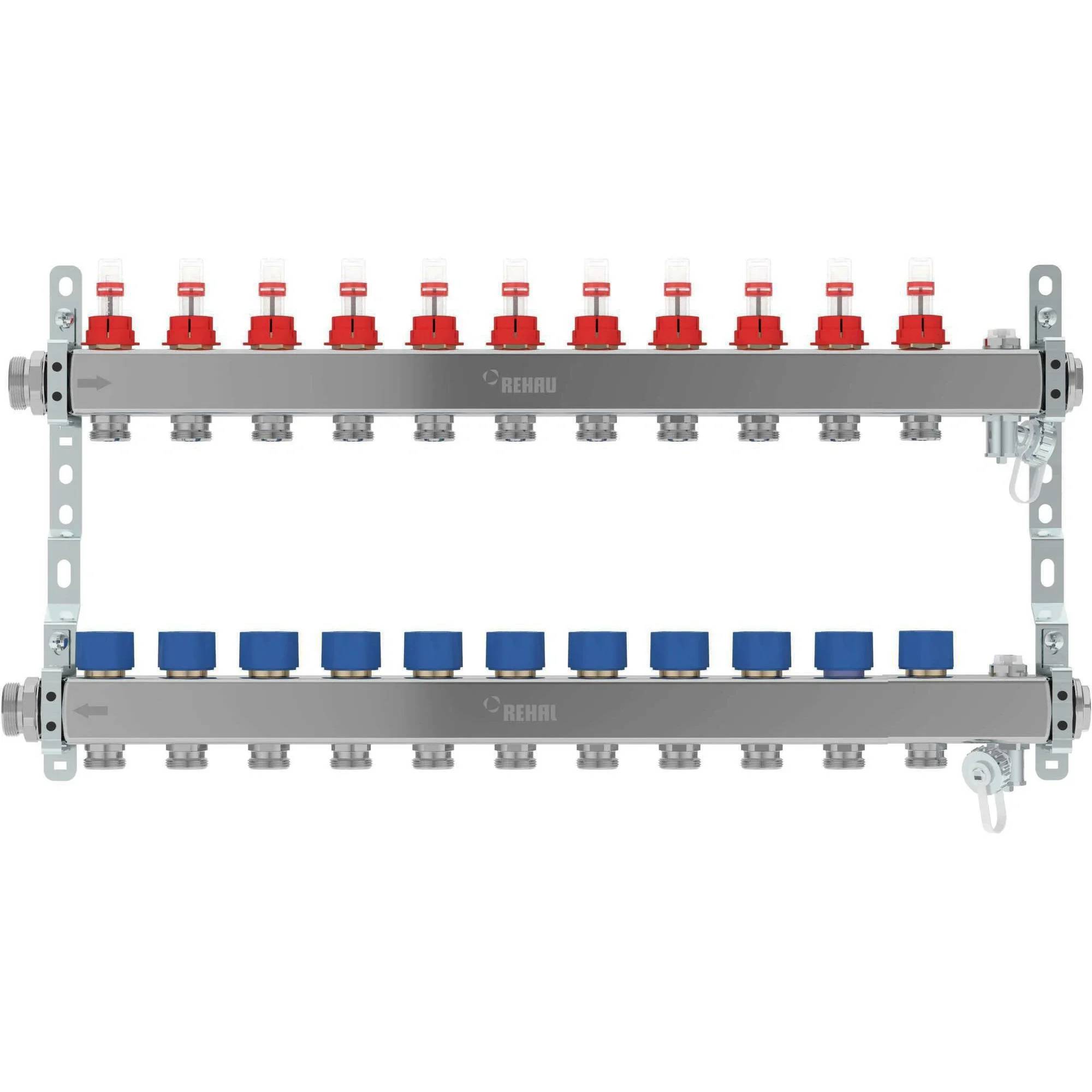 REHAU Verteiler HKV-D AG V2A, 11 Kreise, 1 Stk.