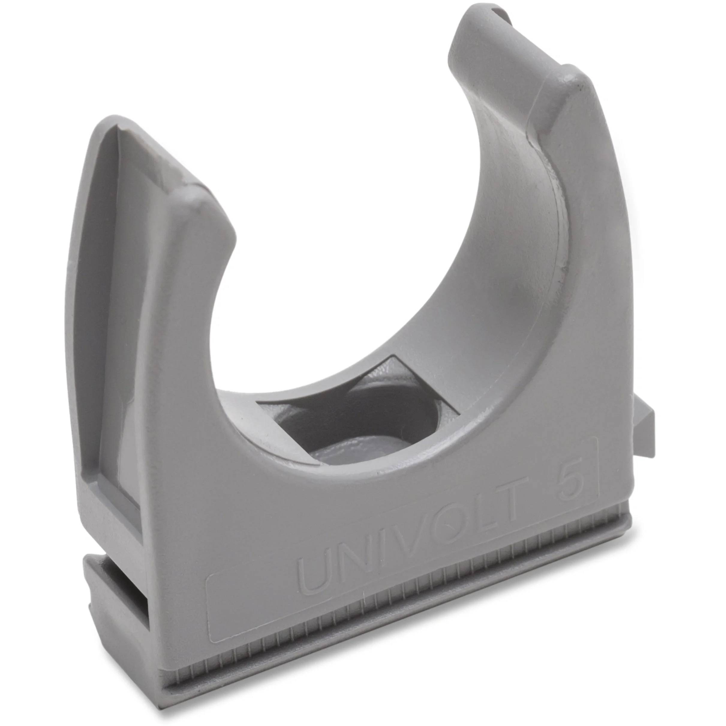 Dietzel PVC-Klemmschelle, Ø 40 mm, anreihbar, grau, 1 Stk.