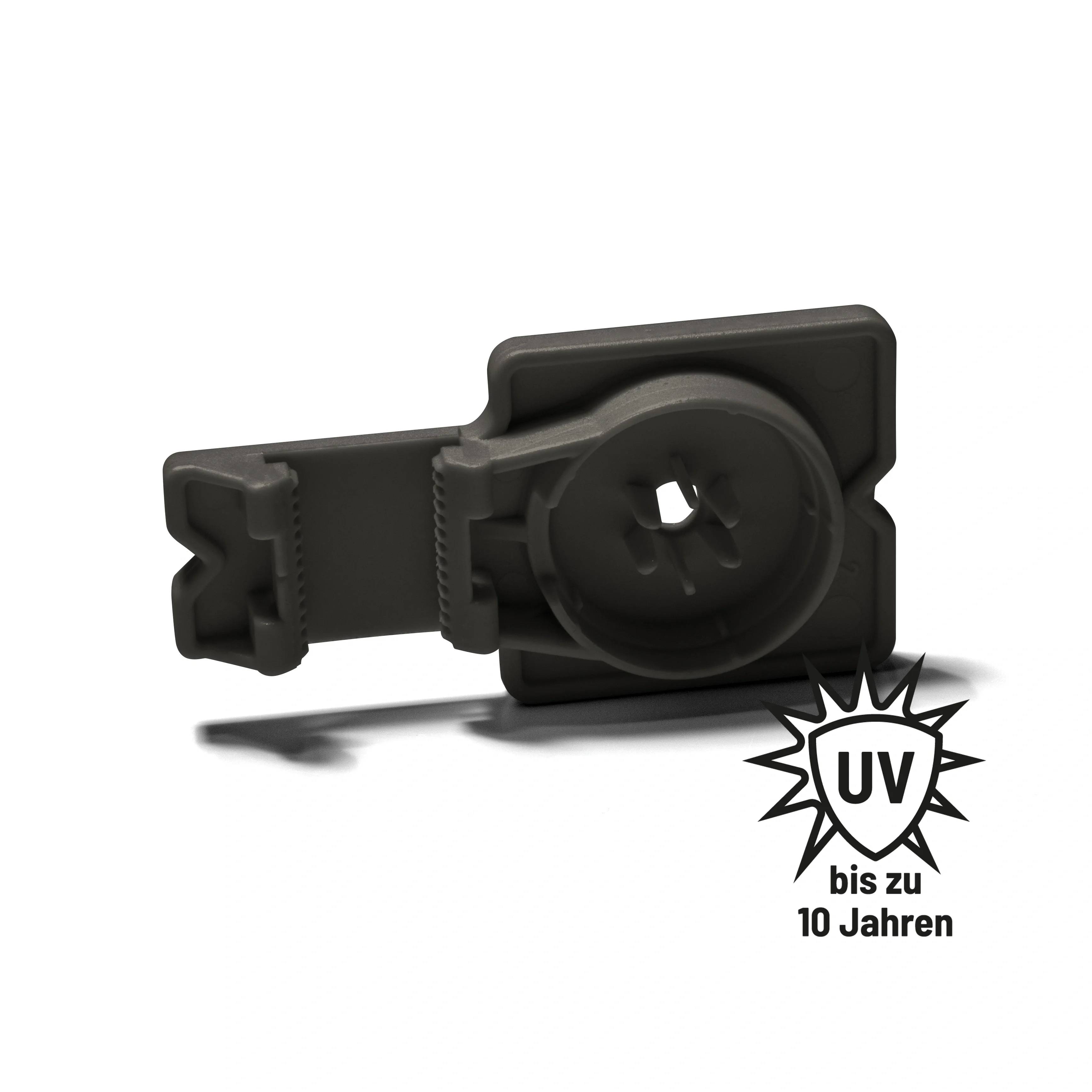 Schnabl Euro-Schussplatte, ESP H0, für Euro-Clips, schwarz, halogenfrei, 1 Stk.