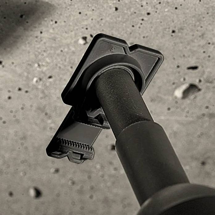 Schnabl Euro-Schussplatte, ESP H0, für Euro-Clips, schwarz, halogenfrei, 1 Stk.