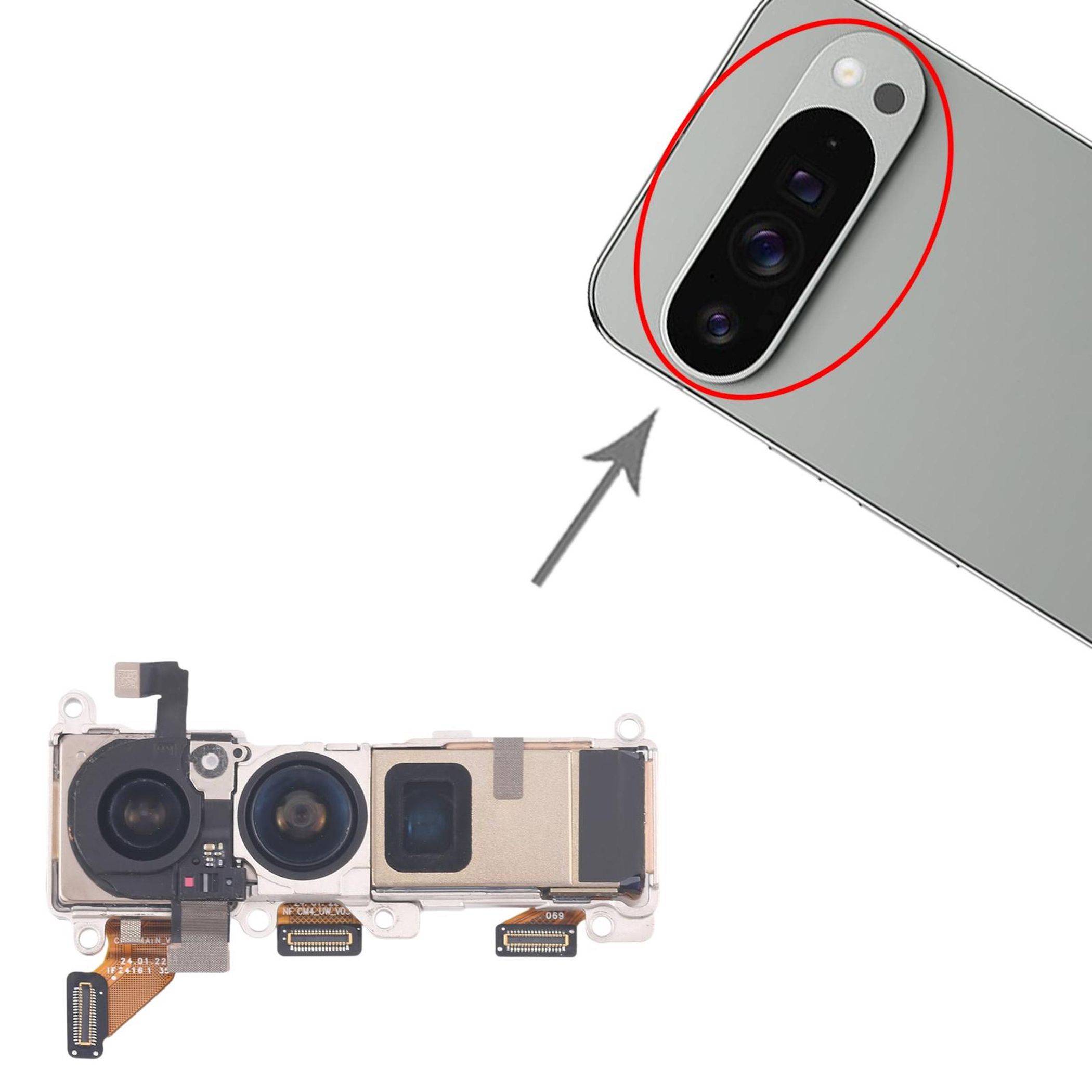 Periskop Weitwinkel Hauptkamera für Google Pixel 9 Pro XL