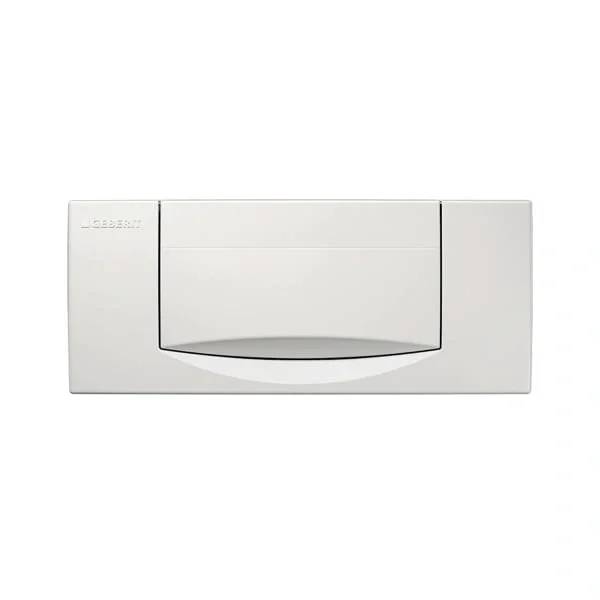 Geberit Betätigungsplatte Nuvo, S/S, Kunststoff, weiß, 1 Stk.