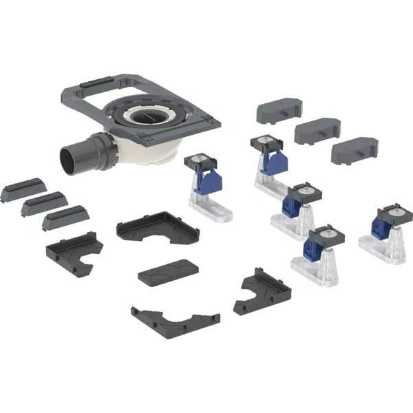 Geberit Duschwannenablauf, für CleanFloor30, mit 5 Füßen, DN50, 50mm Sperrwasser, 1 Stk.