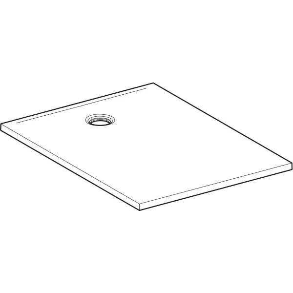 Geberit CleanFloor30 Duschfläche weiß, 120x90cm, 1 Stk.