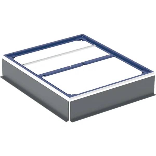 Geberit Duofix Installationsrahmen für Duschfläche 110–140 cm, für sieben Füße, 120x100 cm, 1 Stk.