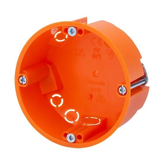 F-tronic Hohlwand-Gerätedose, Ø 68 mm, Tiefe 35 mm, 4 Leitungseinführungen, 1 Stk.