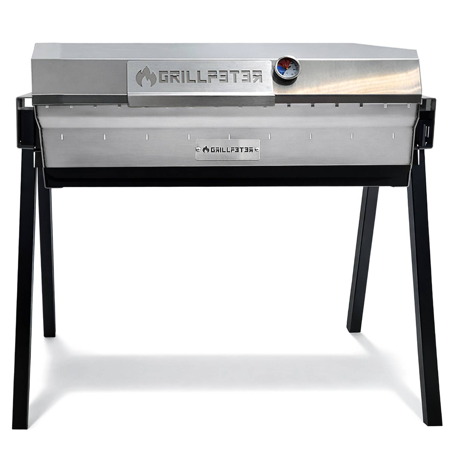Profi Mangal Altan 90 Edelstahl 3mm Schaschlikgrill Edelstahldeckel