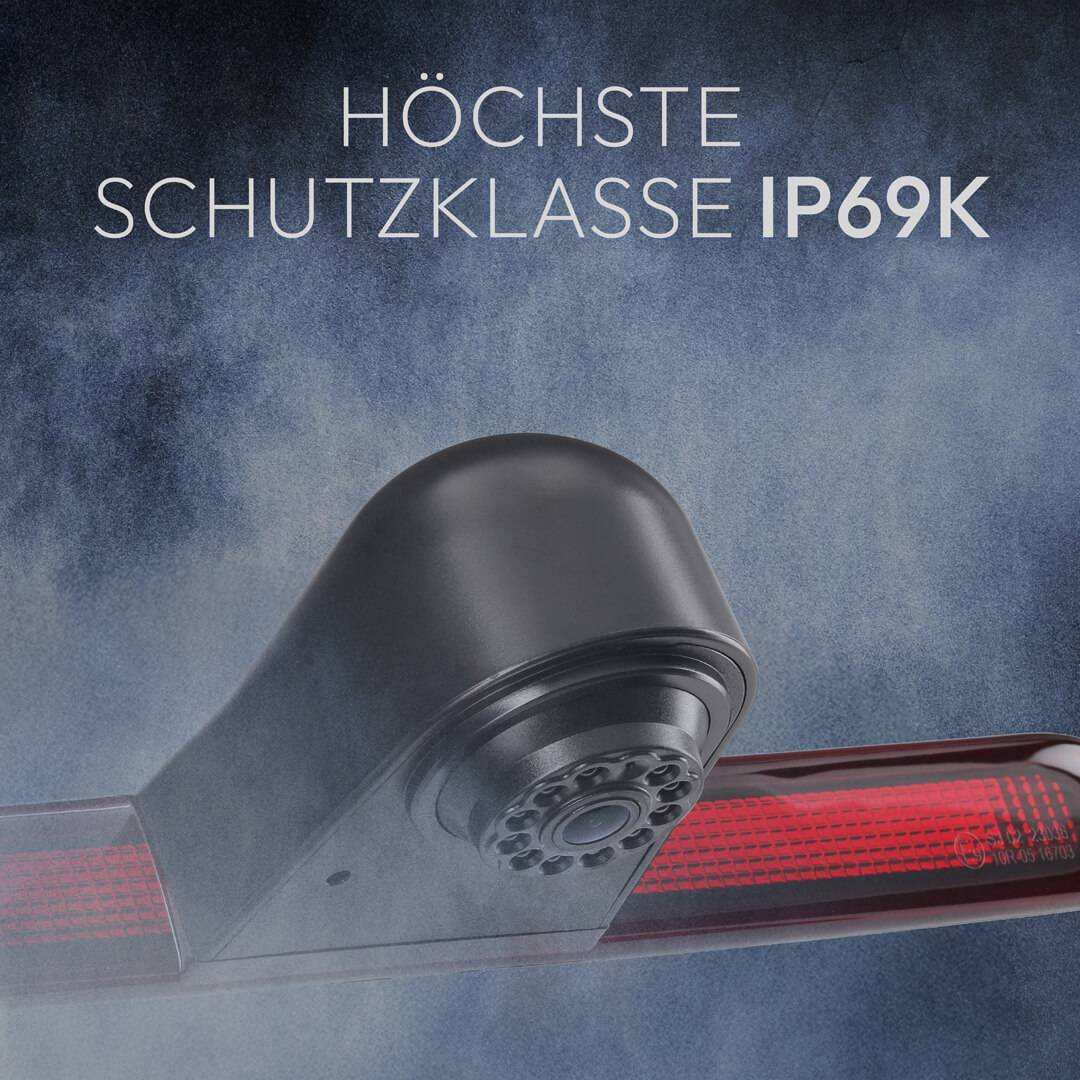 VSG24 Rückfahrkamera BRAKEGUARD STAR | Kugelkopf- HD 1080P Rückfahrkamera Kleintransporter RV-23592