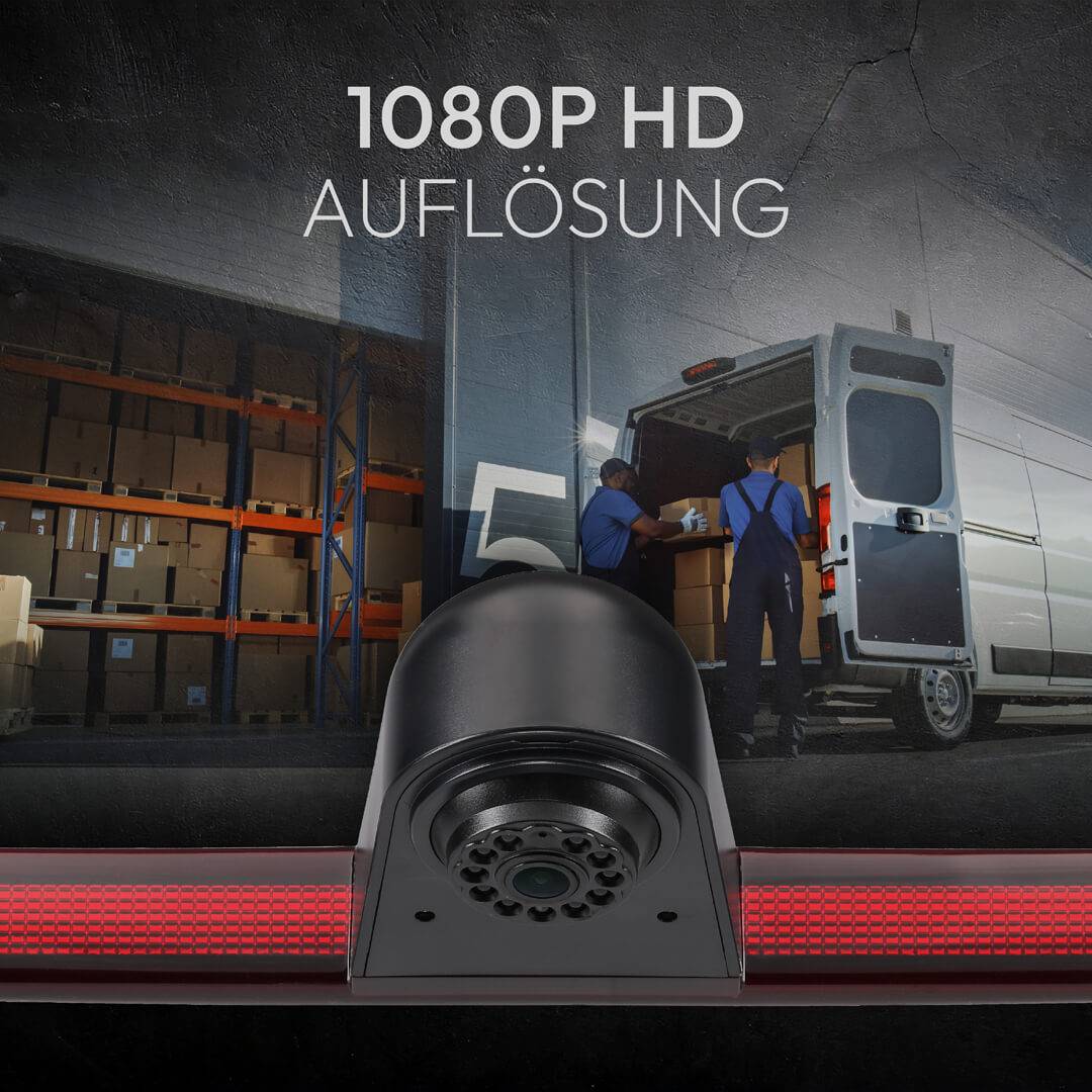 VSG24 Rückfahrkamera BRAKEGUARD STAR | Kugelkopf- HD 1080P Rückfahrkamera Kleintransporter RV-23592