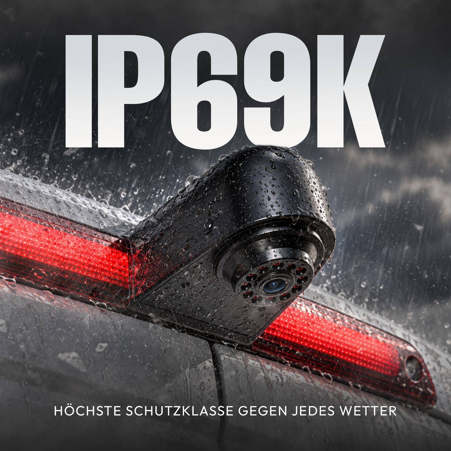 VSG24 Rückfahrkamera BRAKEGUARD STAR | Kugelkopf- HD 1080P Rückfahrkamera Kleintransporter RV-23592