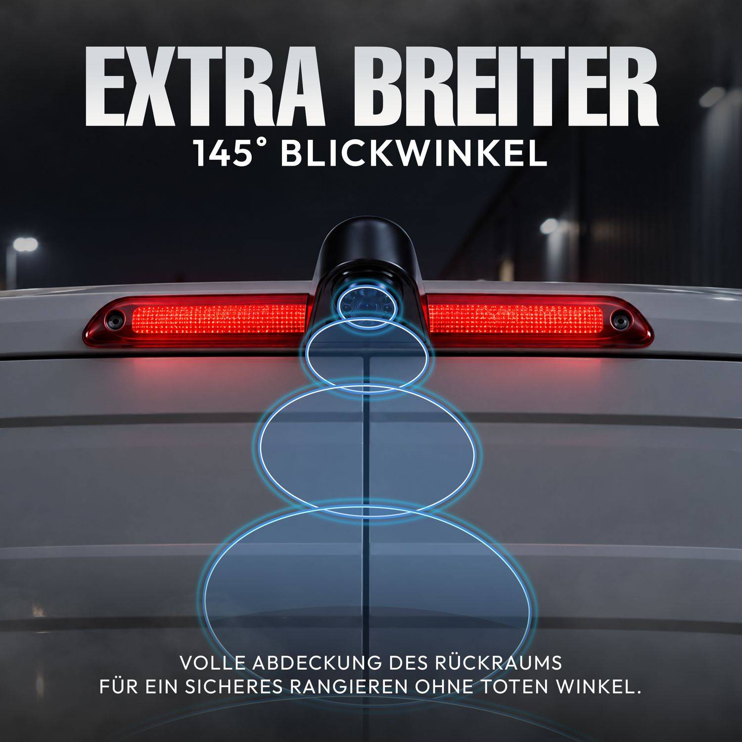 VSG24 Rückfahrkamera BRAKEGUARD STAR | Kugelkopf- HD 1080P Rückfahrkamera Kleintransporter RV-23592